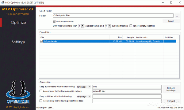 MKV Optimizer