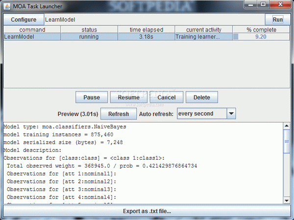 MOA - Massive Online Analysis