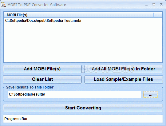 MOBI To PDF Converter Software