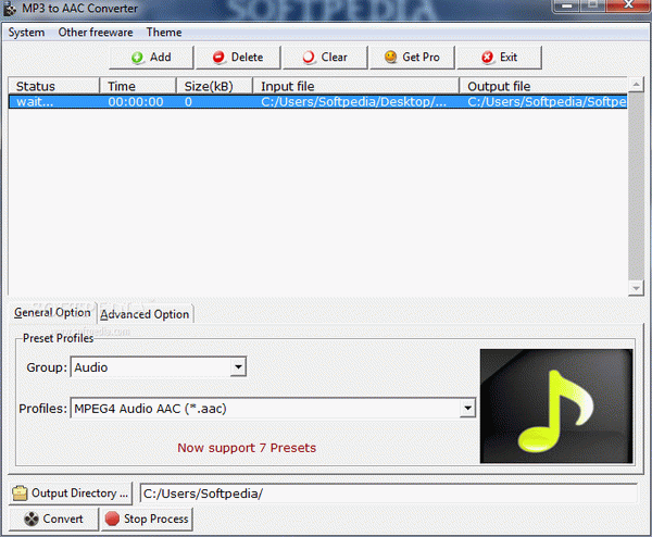 MP3 to AAC Converter