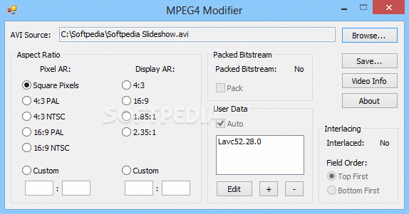 MPEG4 Modifier