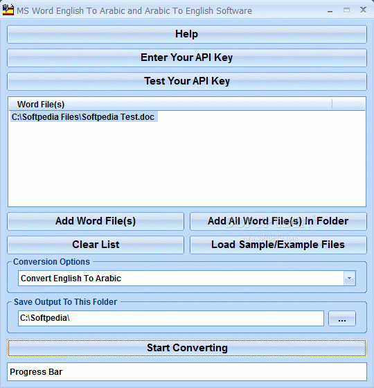 MS Word English To Arabic and Arabic To English Software