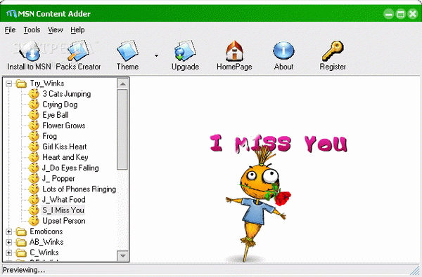 MSN Content Adder
