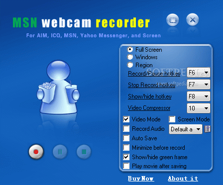 MSN webcam recorder