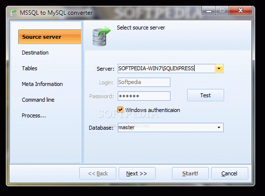 MSSQL to MySQL Converter