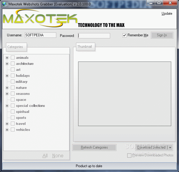 Maxotek Webshots Grabber