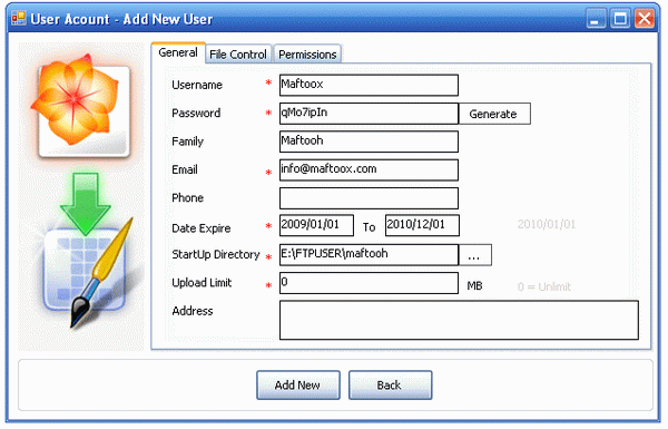 Maftoox Ftp Server