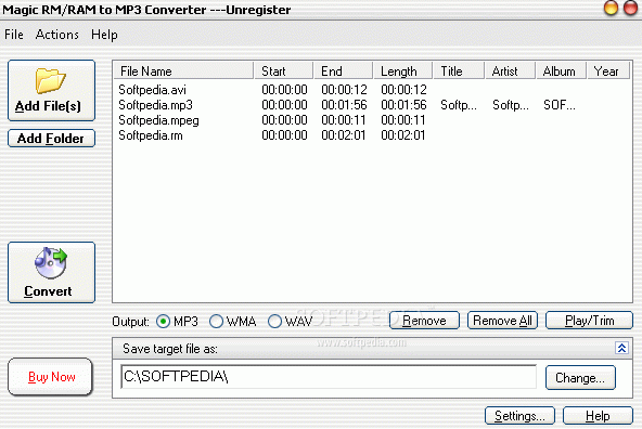 Magic RM to MP3 Converter