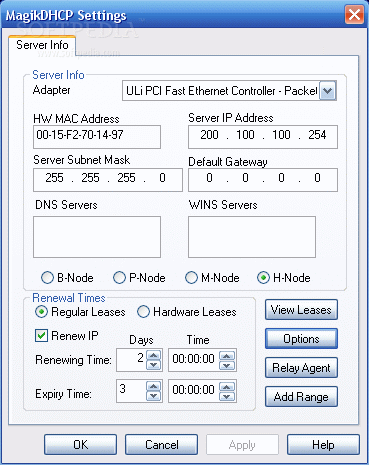 Magik DHCP Server