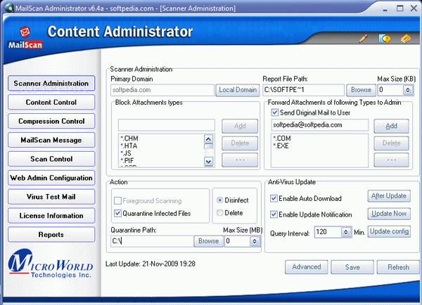 MailScan for Mail Server