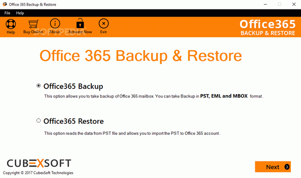 Mailsouls Office 365 to PST Export