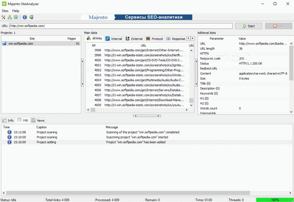 Majento SiteAnalyzer