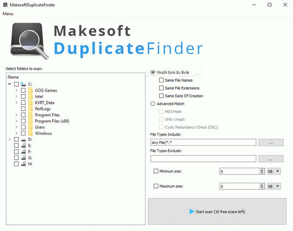 Makesoft DuplicateFinder