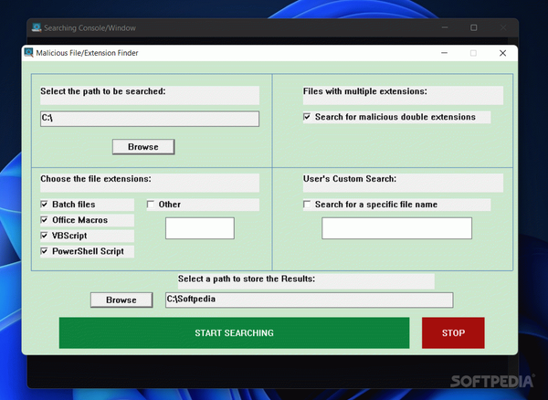 Malicious Extension/File Finder