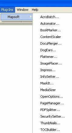 Mapsoft PDF Plug-in Suite