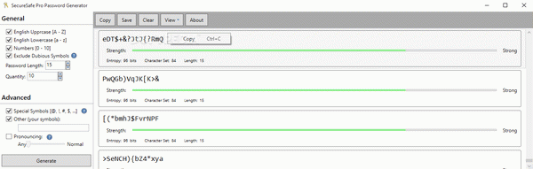 SecureSafe Pro Password Generator