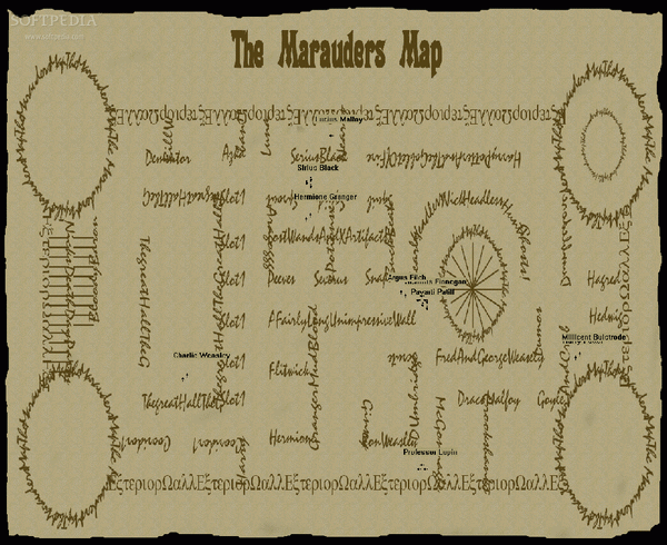 Marauders Map Screensaver