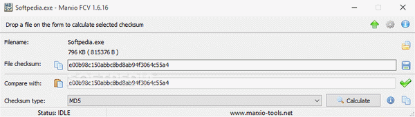Marxio File Checksum Verifier