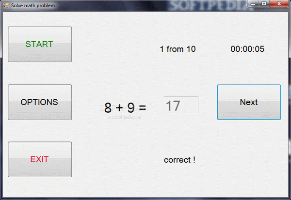 Math training program