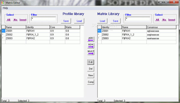 Matrix Editor