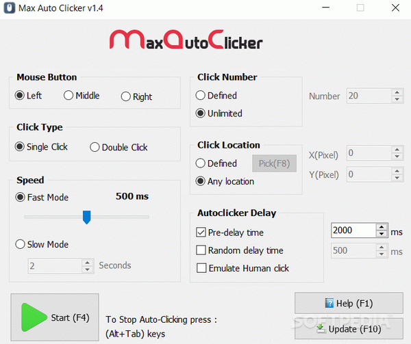 MaxAutoClicker