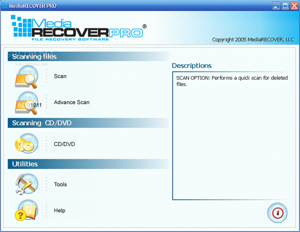 MediaRECOVER PRO Lost File Recovery