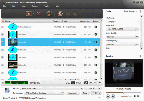 mediAvatar HD Video Converter