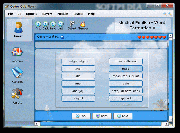 Medical English - Word Formation A