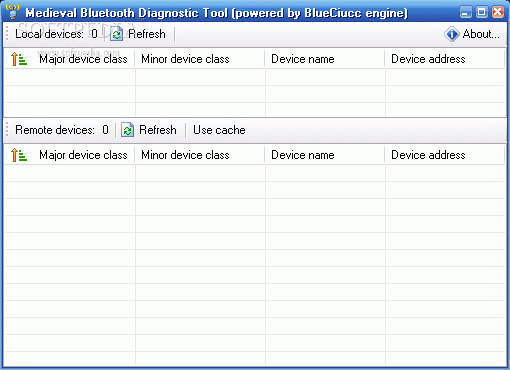 Medieval Bluetooth Diagnostic Tool