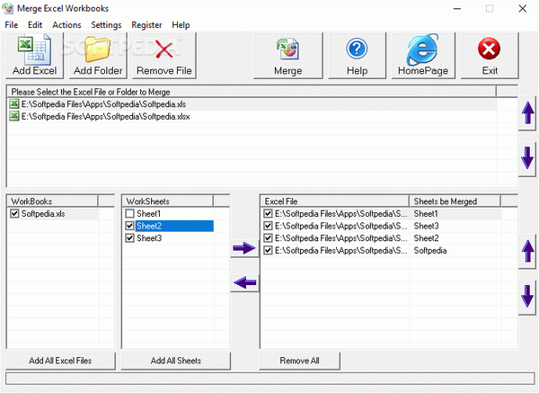 Merge Excel Workbooks