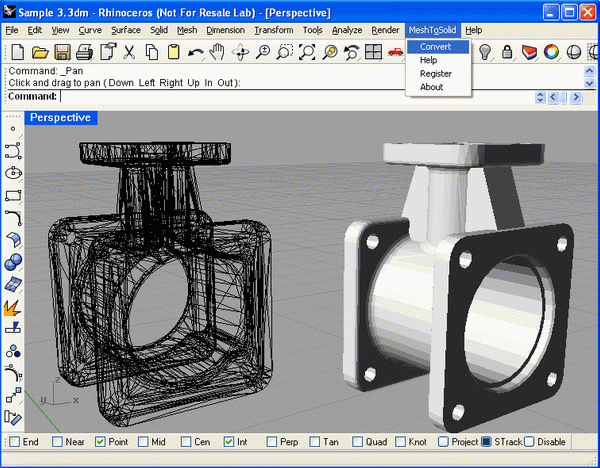 Mesh To Solid for Rhino