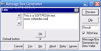 Message Box Generator