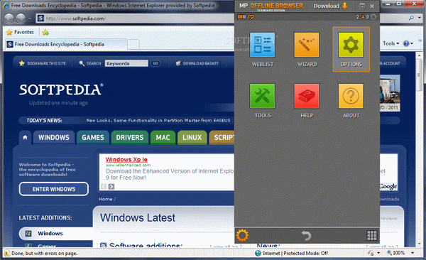 MetaProducts Offline Browser