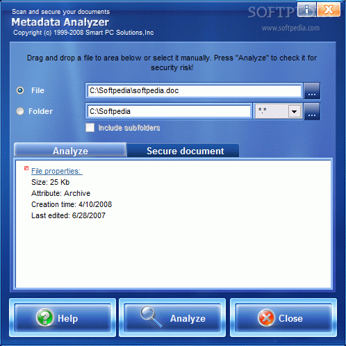 Metadata Analyzer