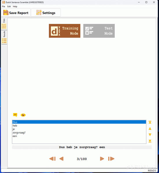 Metamorphosec Dutch Sentence Scramble