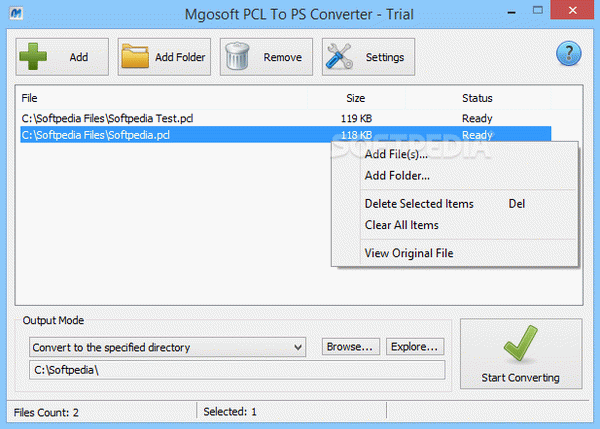 Mgosoft PCL To PS Converter