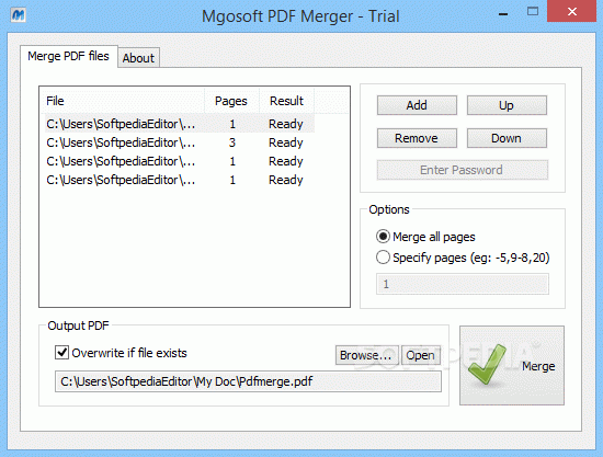 Mgosoft PDF Merger