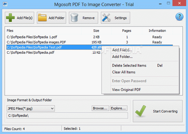 Mgosoft PDF To Image Converter