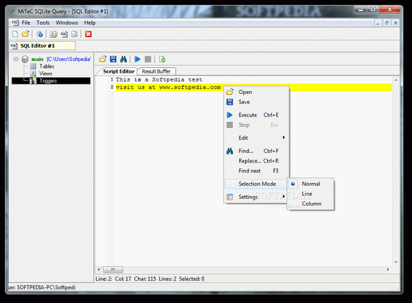 MiTeC SQLite Query