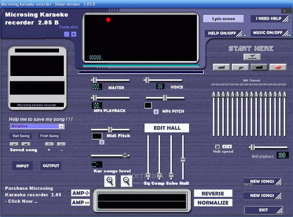 Microsing karaoke recorder