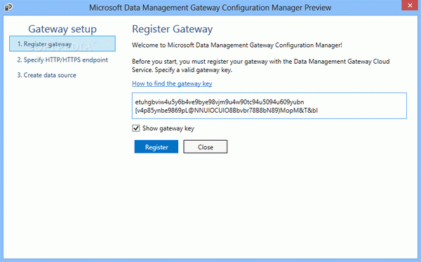 Microsoft Data Management Gateway