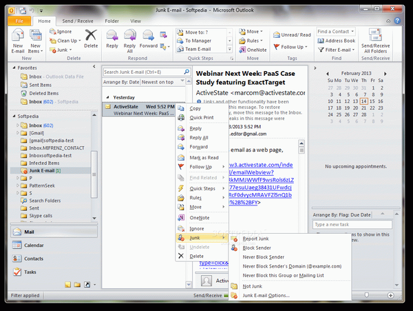 Microsoft Junk E-mail Reporting Tool for Microsoft Office Outlook