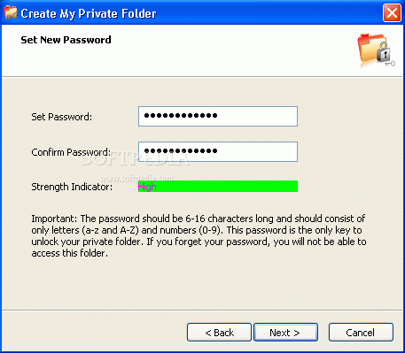 Microsoft Private Folder