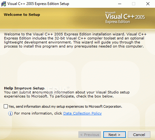Microsoft Visual C++ 2005 Express Edition