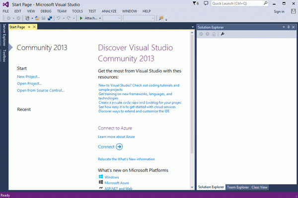 Microsoft Visual Studio Community