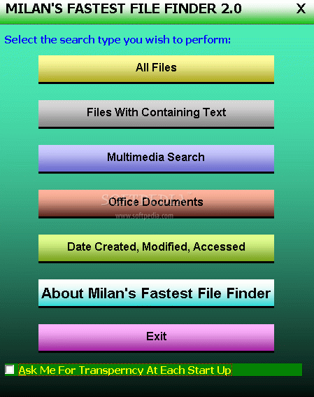 Milan's Fastest File Finder