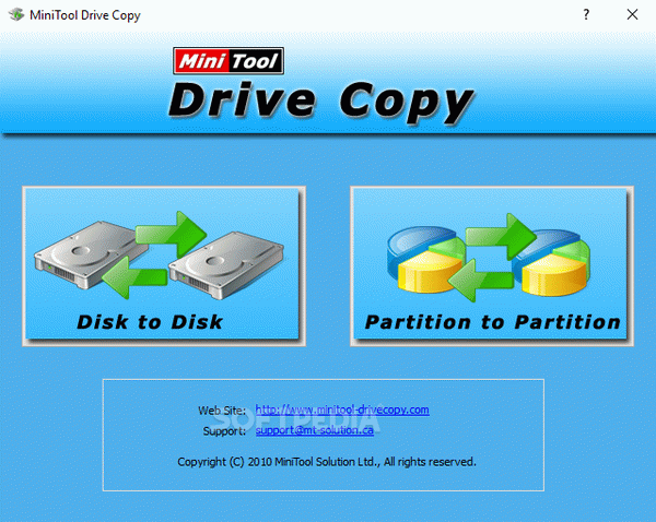 MiniTool Drive Copy