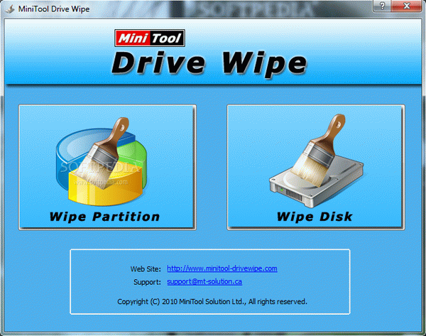 MiniTool Drive Wipe