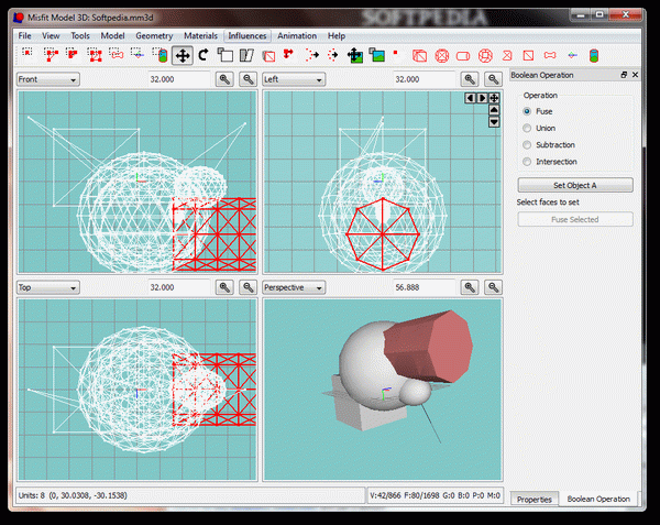 Misfit Model 3D