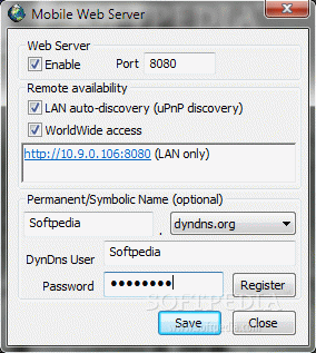 Mobile Web Server Portable